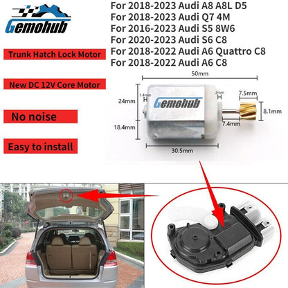 ya 5 8.24 baidi Electric Trunk Latch Motor for Audi A8L Q7 S5 8W6 S6 C8 A6 Quattro A6 C8