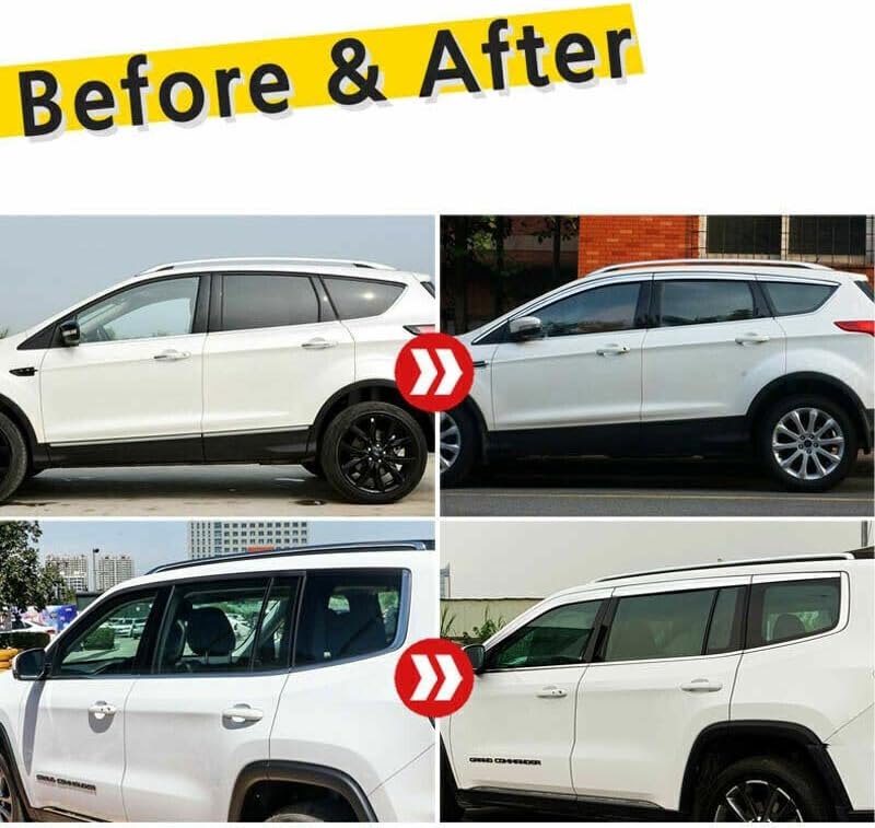 ya 5 8.24 baidi 2015-2022 for Nissan Murano Chrome Door Window Sunshade Sunshade Rain Cover