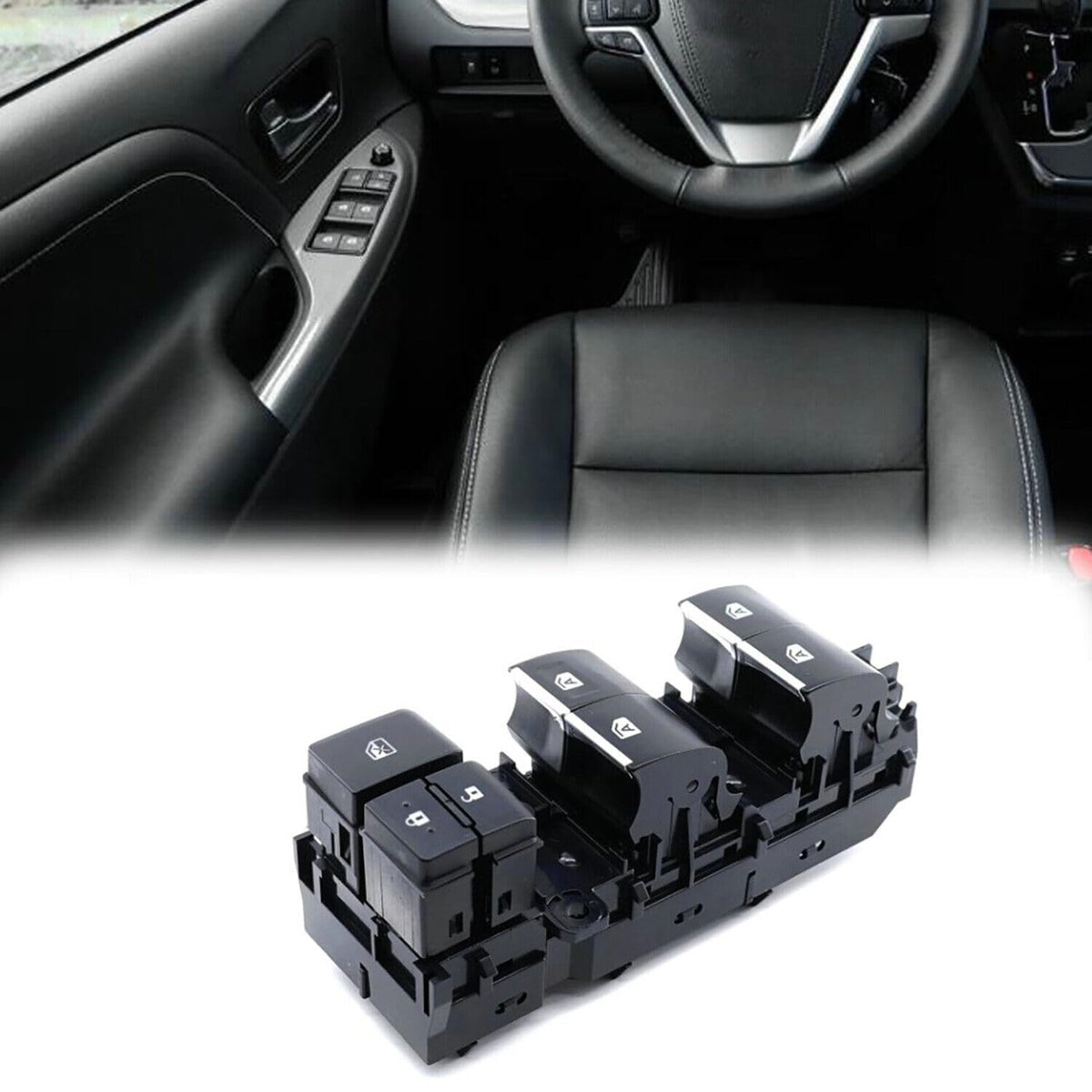 ya 5 8.10 Front Driver Left Door Window Switch for Toyota for Sienna 2015-2020 84040-08010