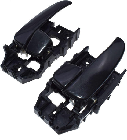 ya 4 8.8.2 Interior Front Left and Right Black Door Handle for Hyundai for Elantra 2001-2006 2X