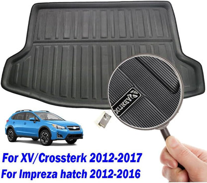 ya 7 8.24 baidi Cargo Boot Liner Mat Trunk Floor Tray Carpet for Subaru XV for Impreza 2012-2017