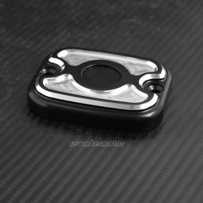 ya 6 8.24 baidi Chrome Front Master Cylinder Cover Fit for Harley Dyna 06-17 Softail 06 Touring