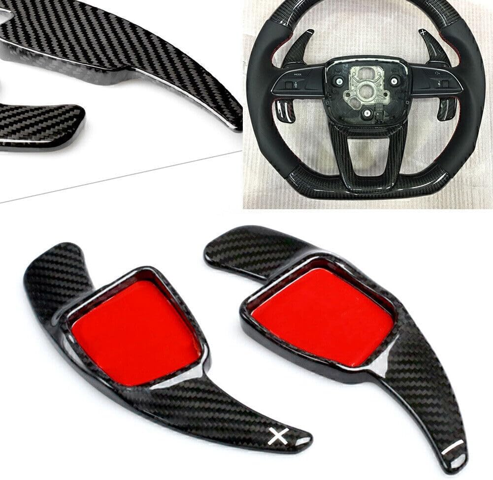 ya 5 8.24 baidi Carbon Fiber Steering Wheel Shift Gear Paddle for Audi A3/4/5 S3/4 Q2/5/7 TT TTS