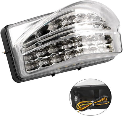ya 4 8.8.2 Motorcycle LED Brake Stop Rear Tail Light for Honda CBR600 F4i 2001-2003 Clear