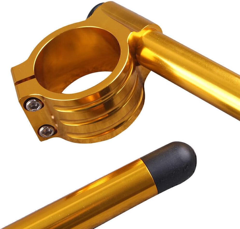 ya 4 8.14 50mm Clip On Ons Handle Bar Handlebars Fit for Suzuki GSXR 600/750 1000 TL1000R Gold