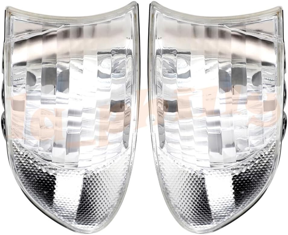 ya 9 10.24 2x for 1999-2001 E38 for BMW 7-Series Left+Right Corner Signal Lights Lamp White