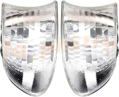 ya 9 10.24 2x for 1999-2001 E38 for BMW 7-Series Left+Right Corner Signal Lights Lamp White