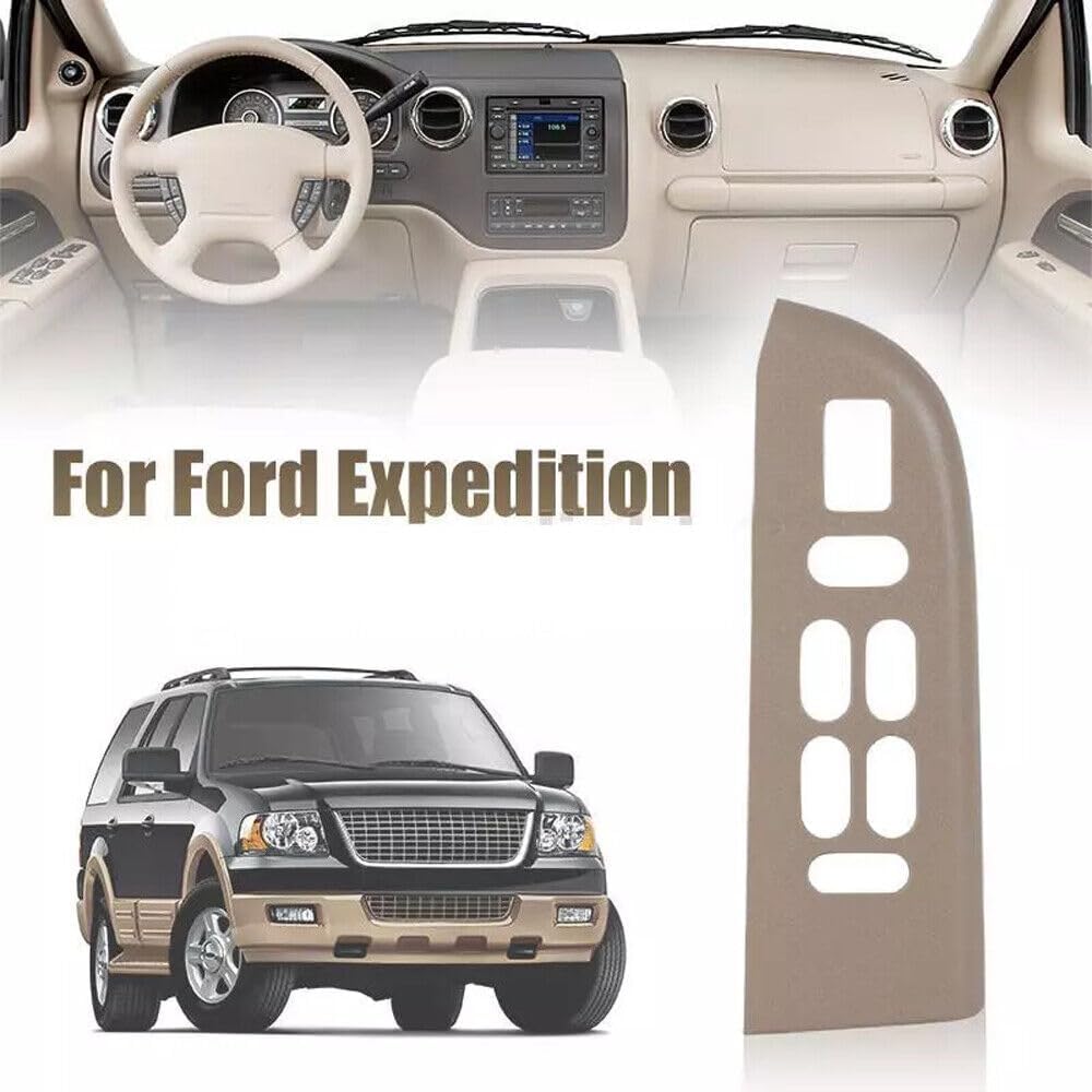 ya 11 9.14 zhengce Front Driver Door Panel TAN Window Switch Bezel for 2003-2006 for Ford Expe