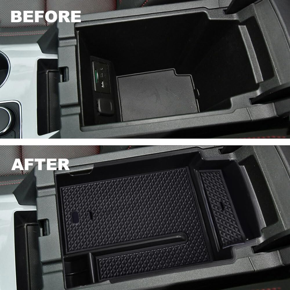 ya 5 8.10 Fits for Chevy Blazer 2019-2024 Accessory Center Console Tray Organizer Storage Box