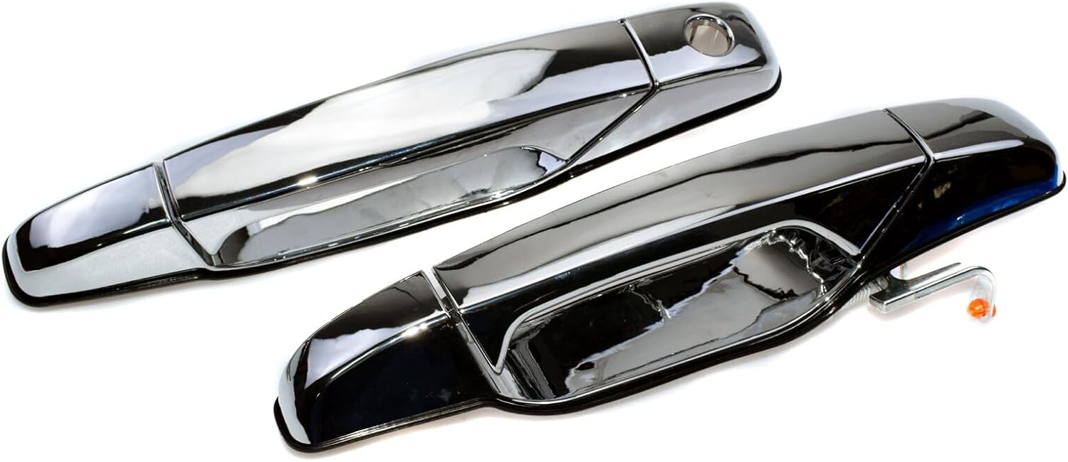 ya 2 8.15 Exterior Door Handle Chrome Front Left Right for Chevrolet for GMC for Cadillac 2007-2013