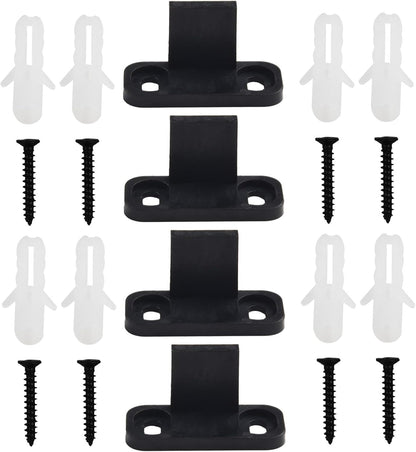 ya 26 10.21 baidi 4PCS Anti-Swing Barn Door Hanging Rail Hardware Accessories Without Slotting