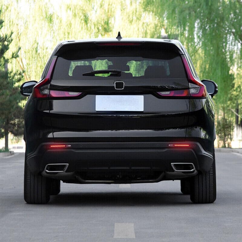 ya 7 8.24 baidi for Honda CRV for CR-V 2023-2024 Smoked LED Rear Fog Light Tail Bumper Light Sets 2P