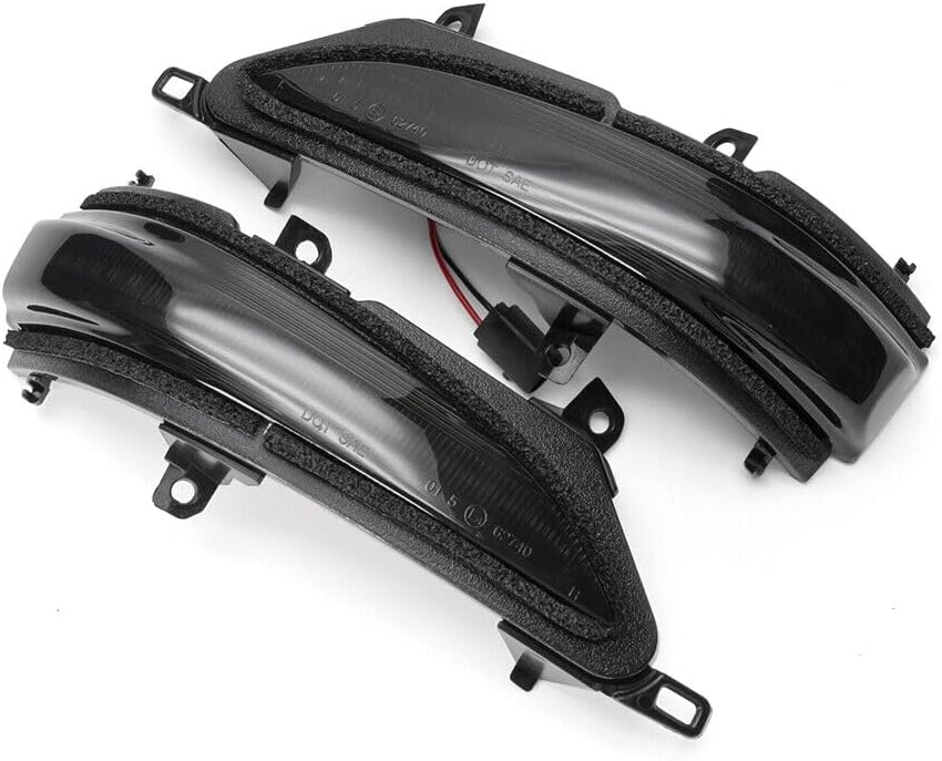 ya 4 8.10 2pcs for Lexus GX460 LX570 LX450D Smoked Dynamic LED Side Mirror Turn Signal Lights 