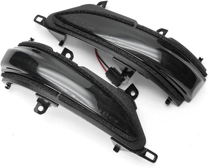 ya 4 8.10 2pcs for Lexus GX460 LX570 LX450D Smoked Dynamic LED Side Mirror Turn Signal Lights 