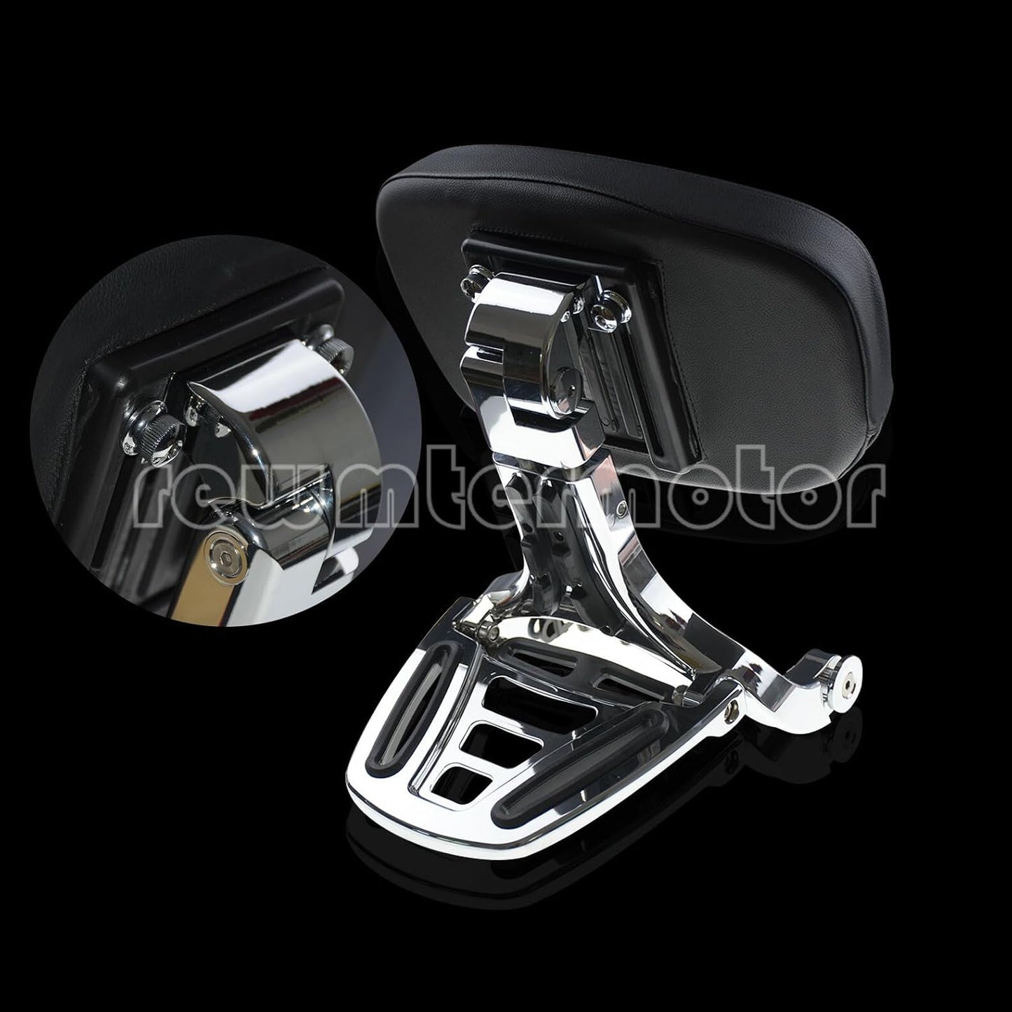 ya 6 8.14 Adjustable Driver & Passenger Backrest Fit for Harley Touring Road King 09-13