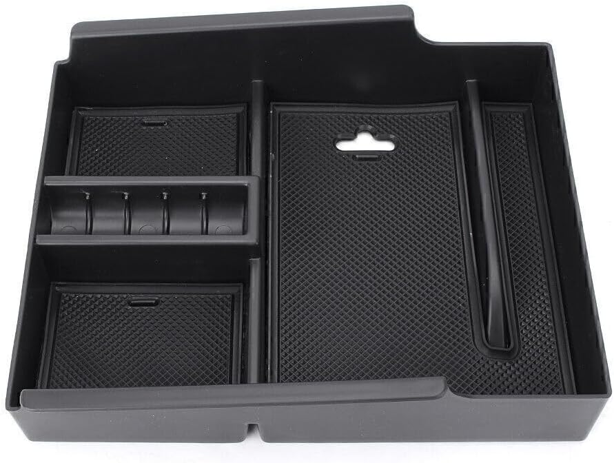 ya 11 9.14 zhengce 1x Car Armrest Storage Box Holder Fit for Toyota Alphard 2015 2016 2017 Bla