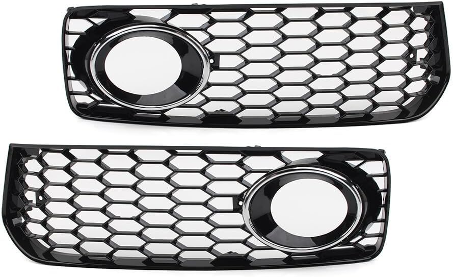 ya 23 10.7 baidi Honeycomb Front Bumper Fog Light Grille Cover for Audi A5 S5 B8 RS5 08-12