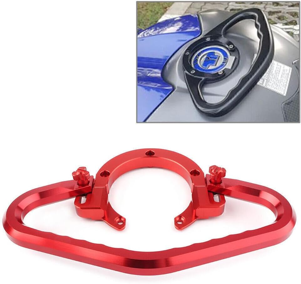ya 4 8.10 for Kawasaki ZX6R 2007-2017 ZX-10R 2006-2017 Red Passenger Grab Handle Grip Bar
