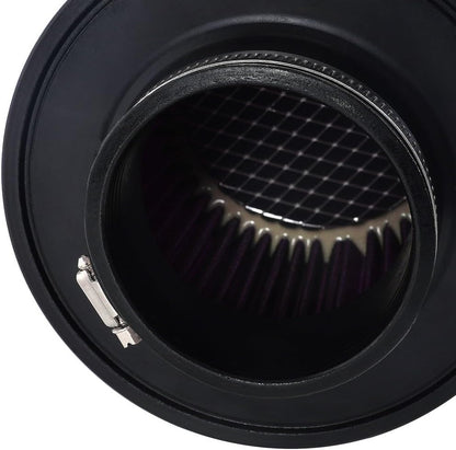 ya 13 9.15 baidi Universal 3 Inch 76mm Inlet Air Intake Cone Filter Replacement Air Filter PURPLE
