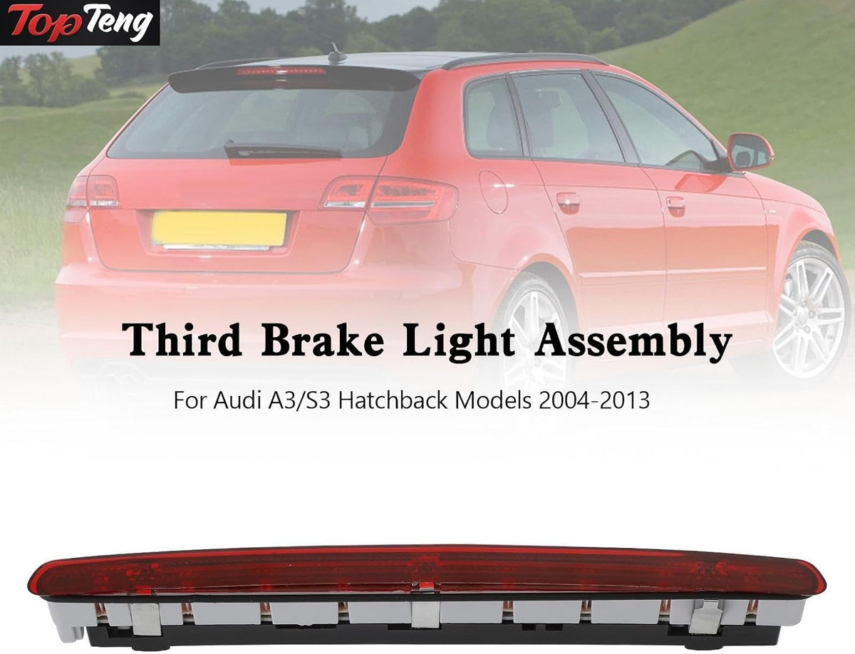 ya 10 9.16 zhengce Red Third Brake Light 8P3945097 for Audi A3 S3 3 Door Hatchback 2004-2012