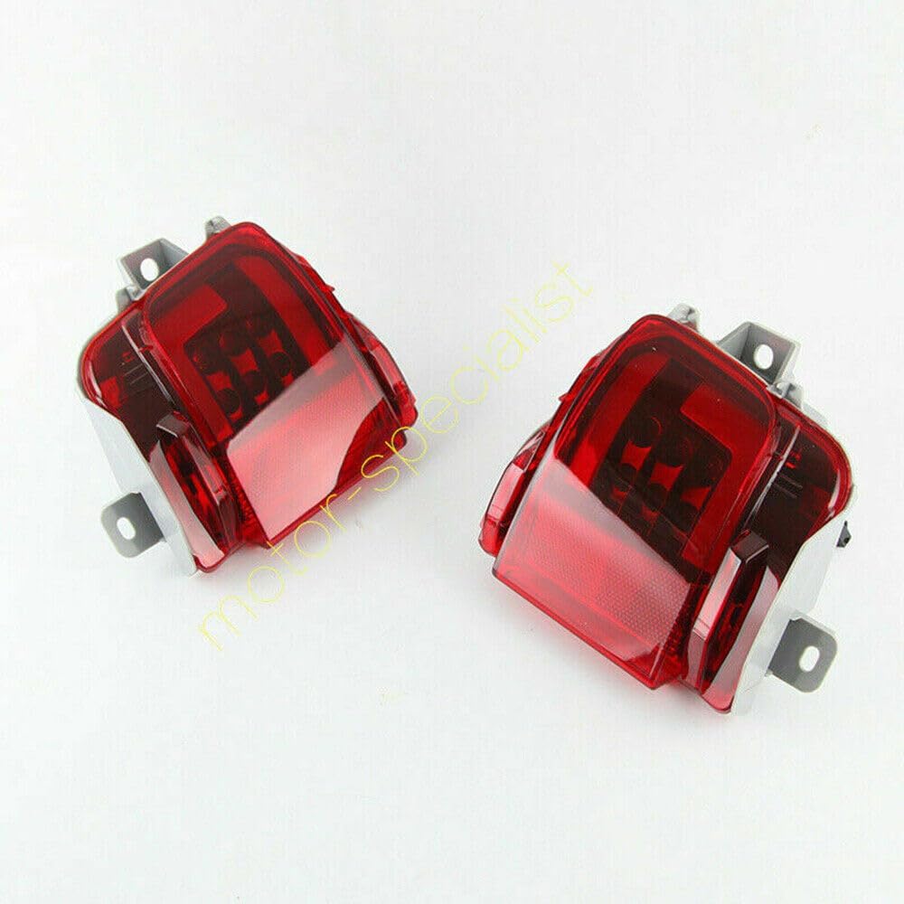 ya 4 8.14 Red LED Rear Bumper Fog Light Brake/Tail Light for Toyota Land Cruiser 2016-2021