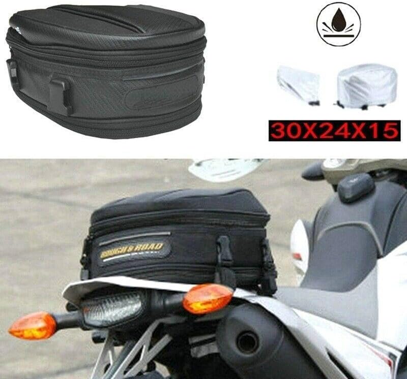 ya 12 10.8 baidi Motorcycle waterproof saddle bag motorcycle tail bag expandable backpack