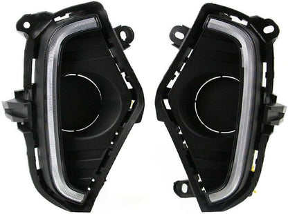 ya 4 8.8 Suitable for Toyota RAV4 2019 2020 DRL Daytime Running Lights LED Fog Lights with Turn Signals 