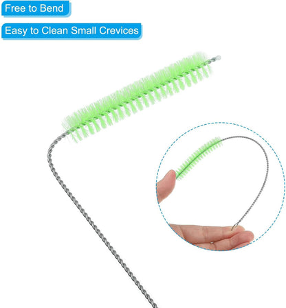 ya 26 10.21 baidi 12Pcs 8 x3/8 Drinking Straw Cleaning Brush Nylon Cleaning Bottle Brush n-2