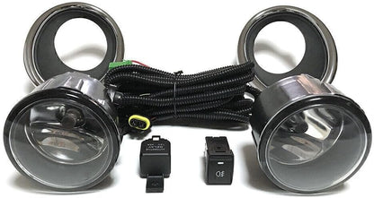 ya 10 9.16 zhengce Pair Fog Light Lamp+Wiring+Switch Kit for Nissan QASHQAI J11 2014-2017 2016