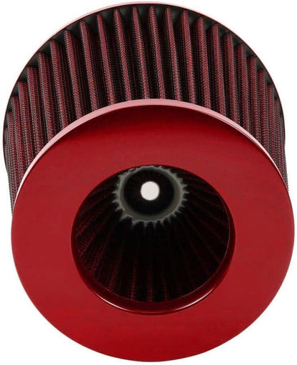 ya 13 9.15 baidi Red 3 76mm High Flow Inlet Cold Air Intake Cone Replacement Dry Air Filter