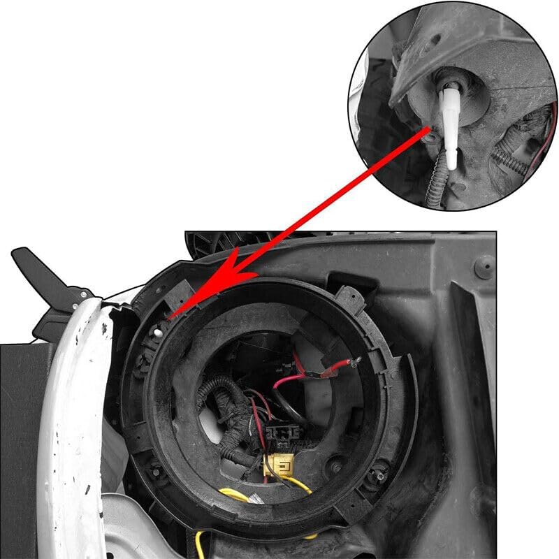 ya 4 8.14 2-Pack Bracket LED Headlight Mounting Ring Support Base for Jeep Wrangler JK 07-18