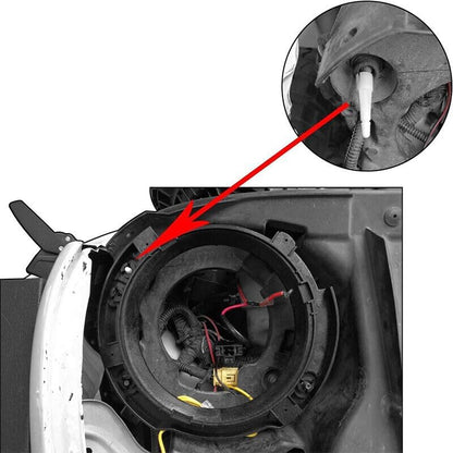 ya 4 8.14 2-Pack Bracket LED Headlight Mounting Ring Support Base for Jeep Wrangler JK 07-18