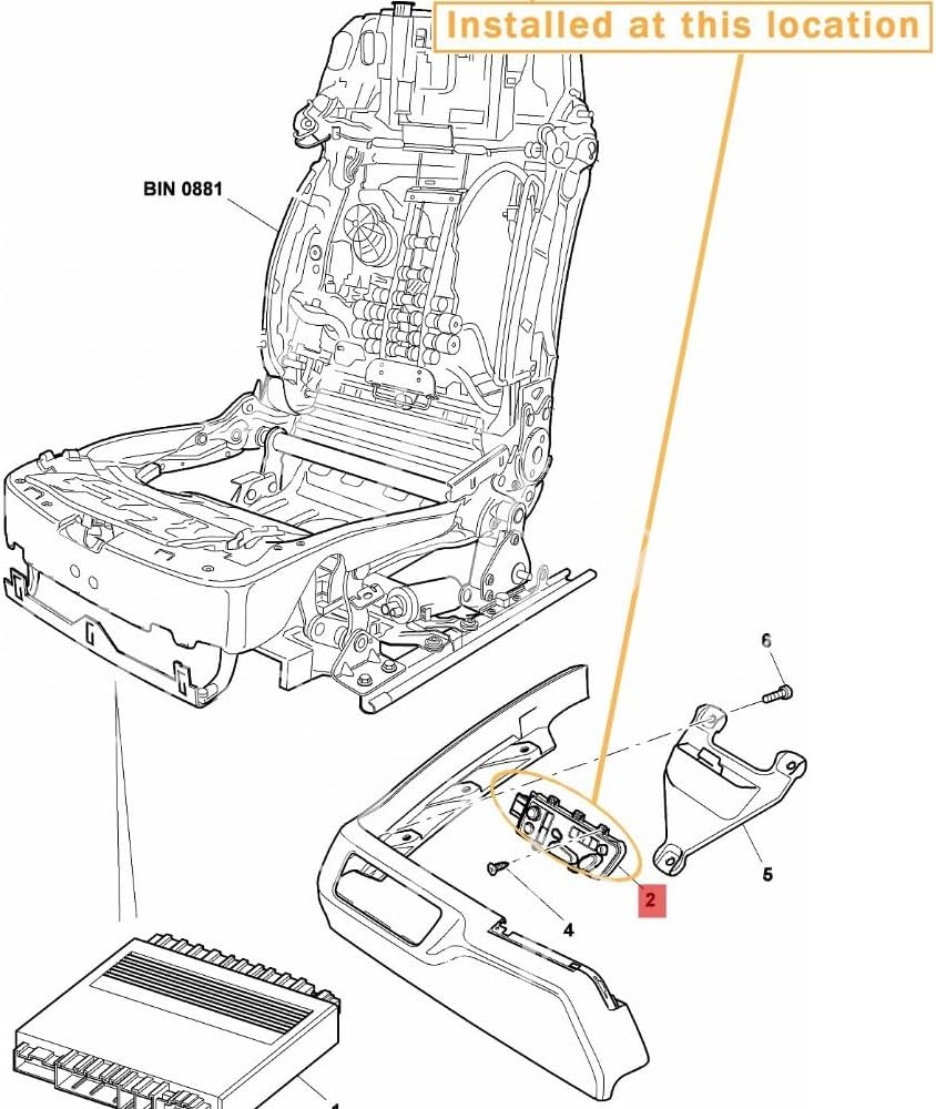 ya 5 8.24 baidi Suitable for for Bentley GT Flying Spur for SEAT position switch button 3W5959765B