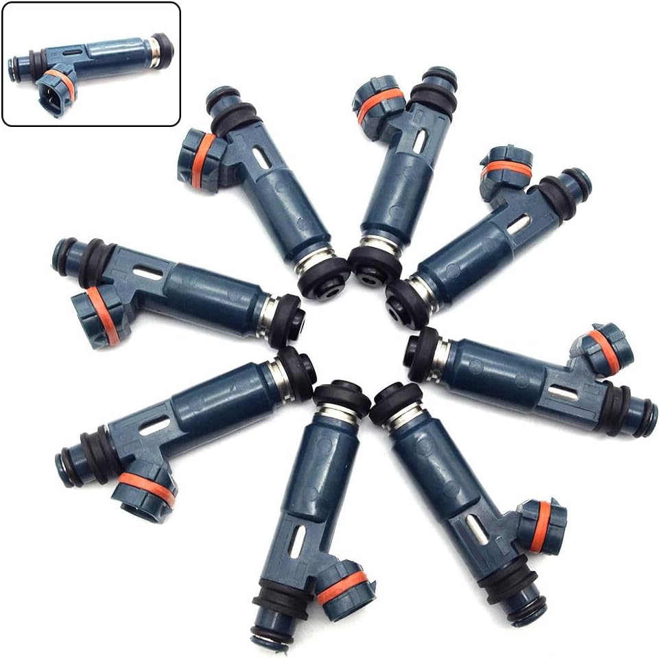 ya 10 9.16 baidi 8Pack Fuel Injectors 23250-50040 2000-2004 for Toyota Tundra & for Lexus 4.7L V8