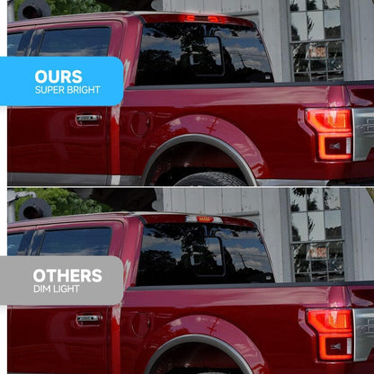 ya 7 8.24 baidi Smoke Lens LED Third Brake Light and Cargo Light for 2017-2022 for Ford F-250 Super Duty 