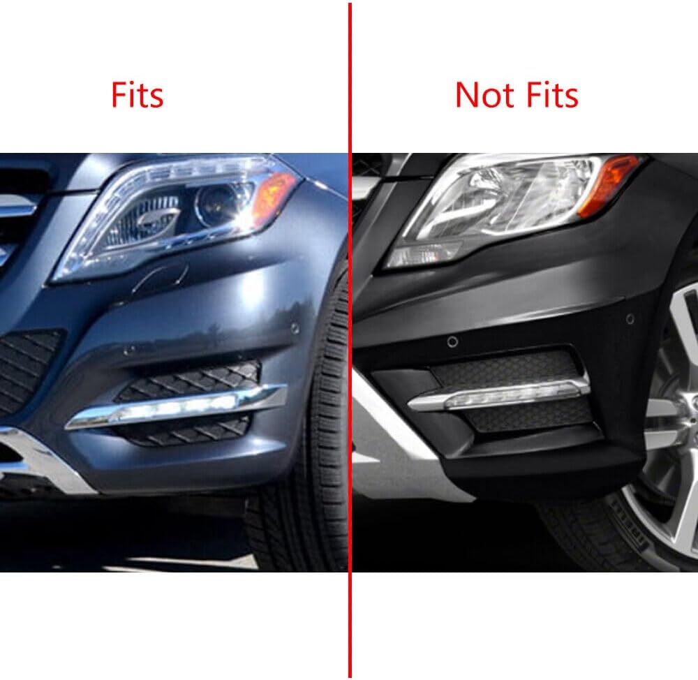 ya 4 8.14 3-piece set of right front fog driving light suitable for Mercedes X204 GLK350 2013-2015 brand new
