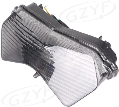 ya 2 8.15 Smoke Turn Signal Lamp Taillight Fit for Kawasaki ZX6R Z1000 2003-2004