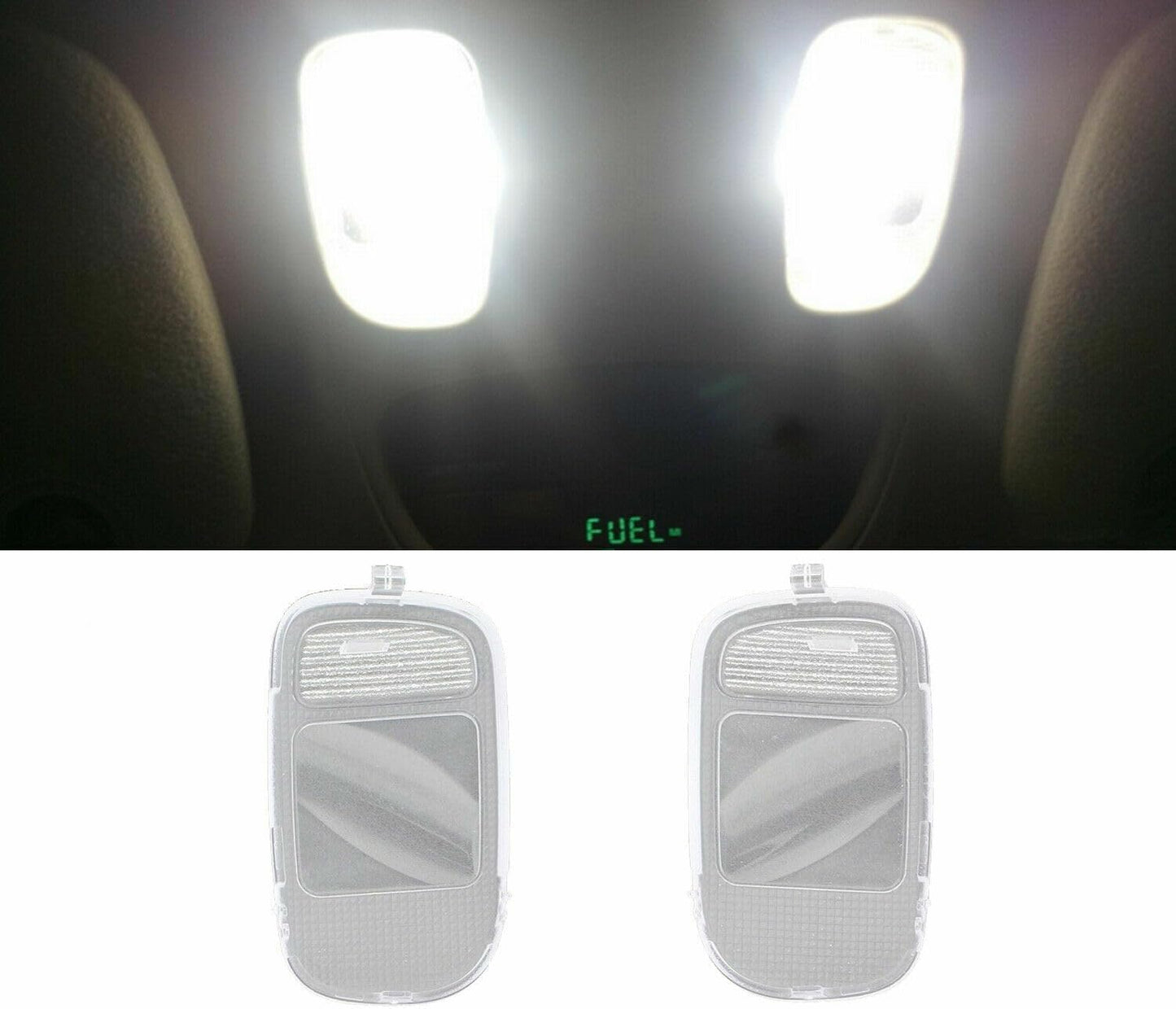 ya 4 8.24 baidi Set for 2002-2010 for Dodge for Ram Overhead Console Dome Map Reading Light Lens
