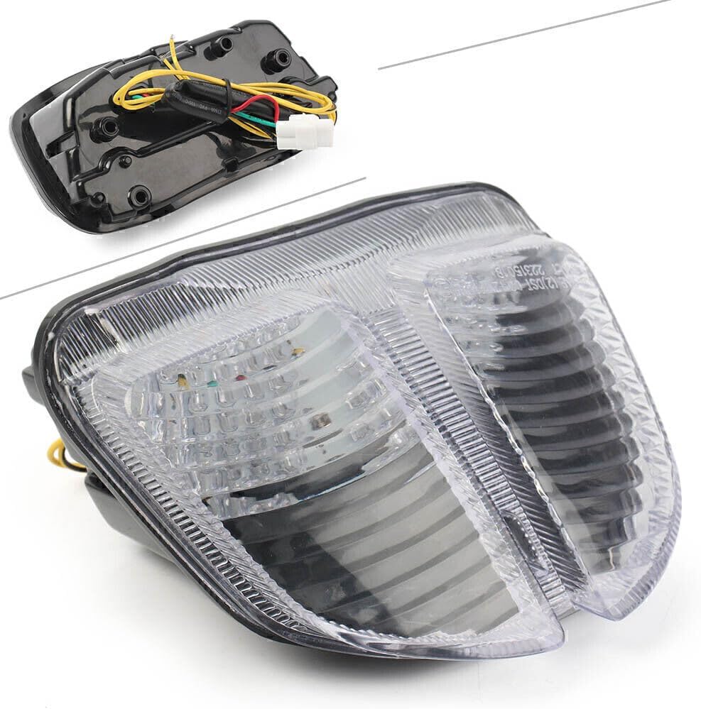 ya 10 9.16 zhengce Rear Clear LED Tail Turn Signals Light for 2006-2007 for Suzuki GSXR 600/75