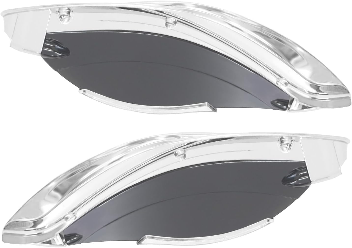 ya 7 8.24 baidi Chrome Batwing Fairing Smoke Air Deflectors for Harley Electra Street Glide 14+