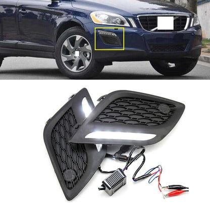 ya 4 8.10 Suitable for Volvo XC60 2011-2013 left and right LED DRL daytime lights fog lights