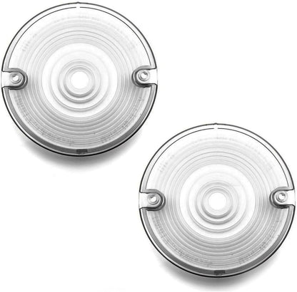 ya 2 8.15 2x Turn Signal Light Smoked Flat Cover for Harley-Davidson Road Electra Glides