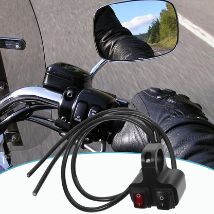 ya 13 9.15 baidi Motorcycle Light Switch High Beam Control Spotlight Warning Headlight
