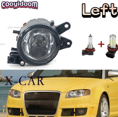ya 2 8.15 Left front bumper LED fog light suitable for Audi A4 B6 X-CAR 2001 2002 2003 2004 2005