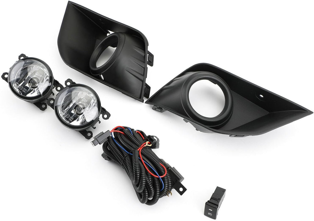 ya 11 9.14 zhengce Front bumper fog light with wiring switch kit for Mitsubishi Outlander 2016