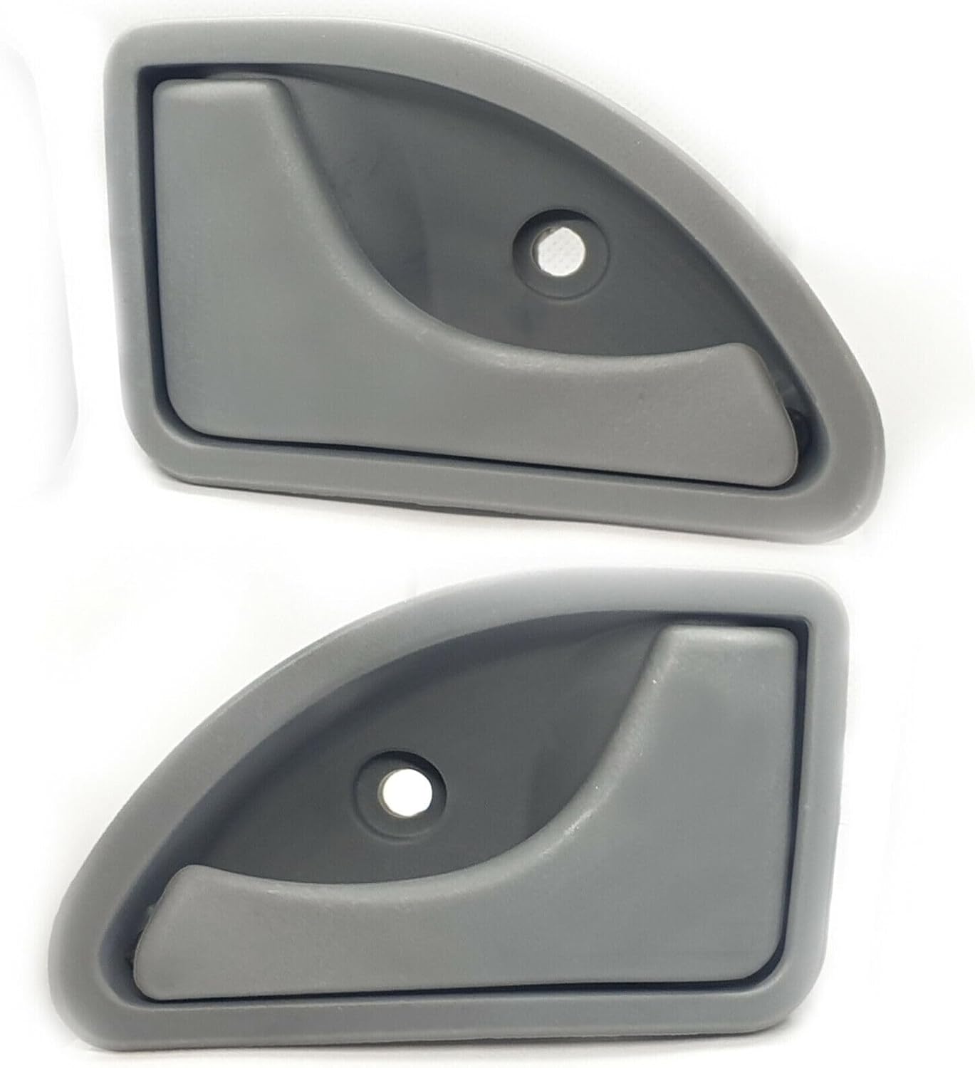 ya 2 8.15 2X for Renault Kangoo Twingo Door Handle Inside Front Left & Right Gray