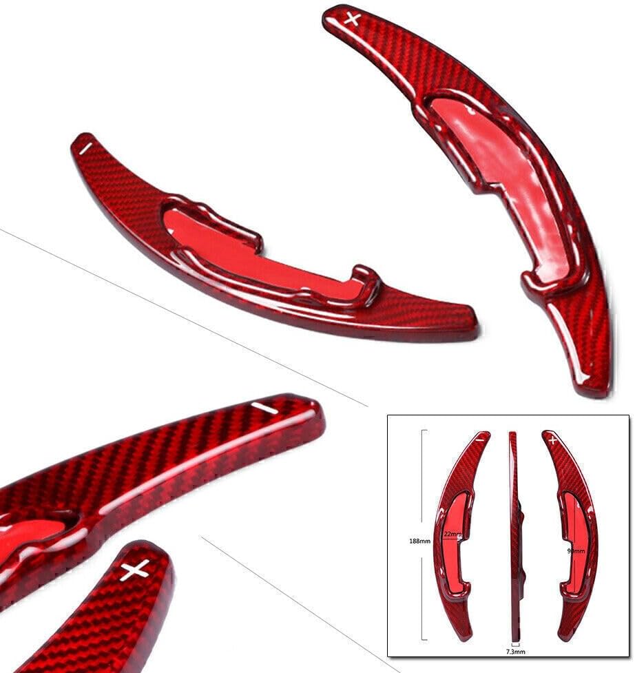 ya 5 8.24 baidi Steering Wheel Shift Paddle Extension Trim Carbon Fiber Fit for BMW M2/3/4/5 X5M X6M