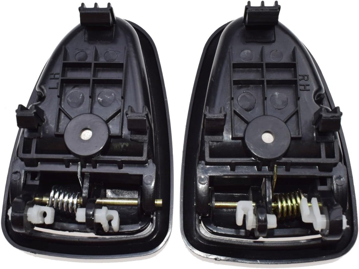ya 4 8.14 Pair of Interior Door Handles Black Left and Right for Hyundai Accent 2000-2006
