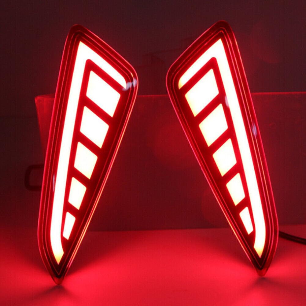 ya 10 9.16 zhengce Fit for Toyota CHR 2017-2018 Rear Bumper Lights LH+RH 7shape Style Assembly