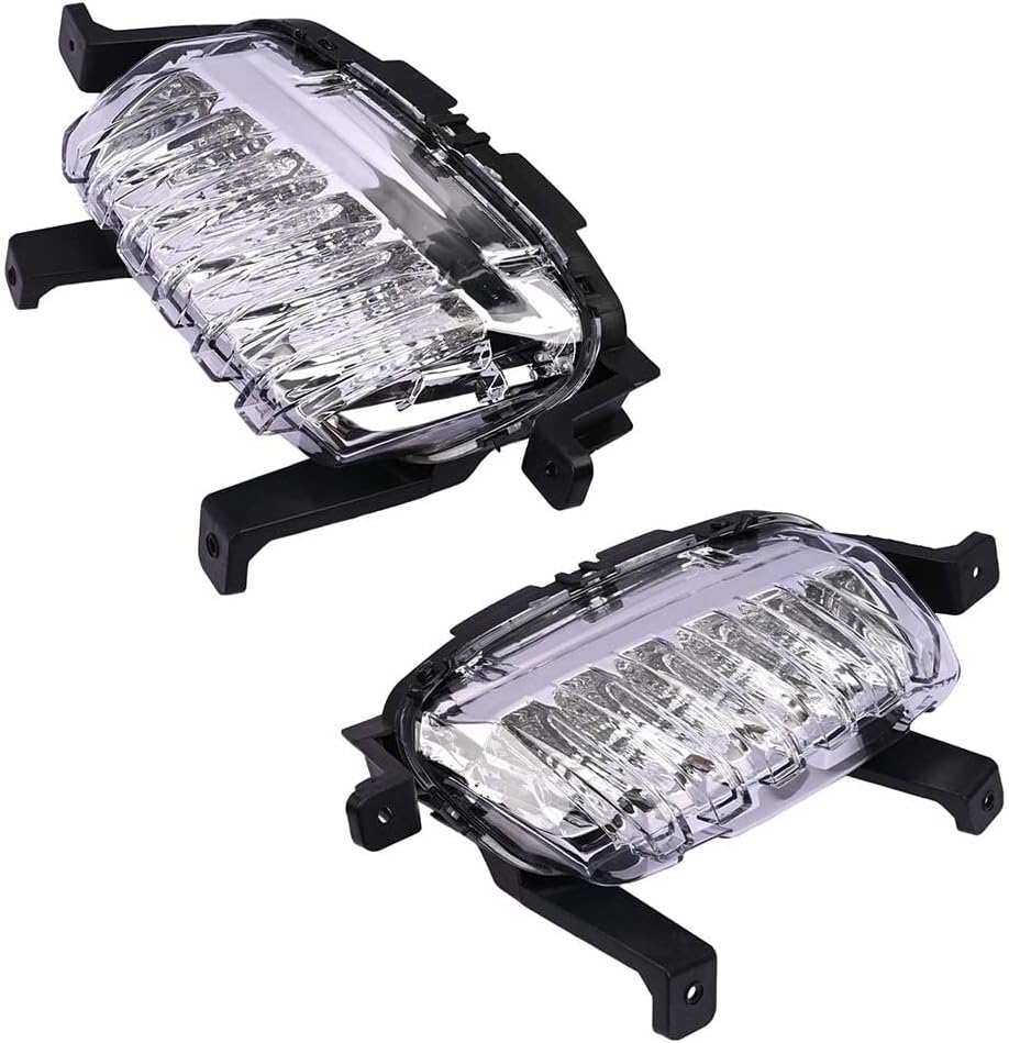 ya 9 10.24 Driver +Passenger Side LED Driving Light For 2018-2019 for Hyundai Sonata 2.0T ONLY